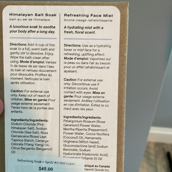 Soak & Spritz Kit - Hermit (refreshing scent) - Picture 6 of 6